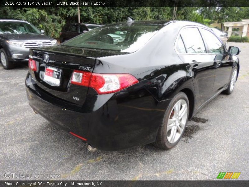 Crystal Black Pearl / Ebony 2010 Acura TSX V6 Sedan