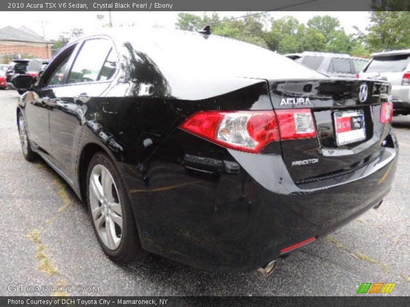Crystal Black Pearl / Ebony 2010 Acura TSX V6 Sedan