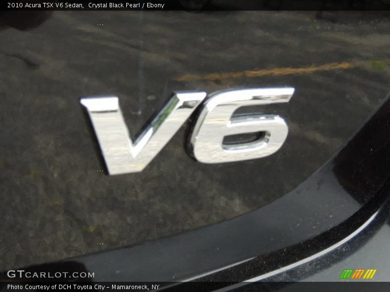 Crystal Black Pearl / Ebony 2010 Acura TSX V6 Sedan
