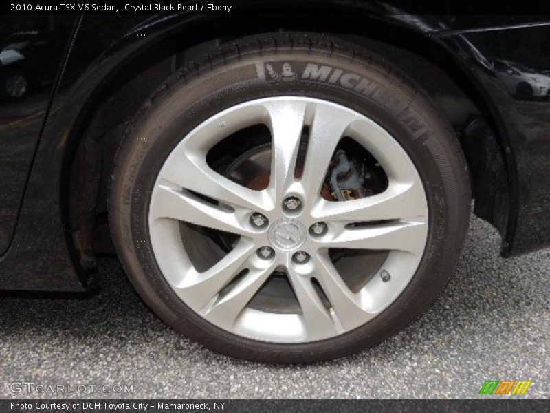 Crystal Black Pearl / Ebony 2010 Acura TSX V6 Sedan