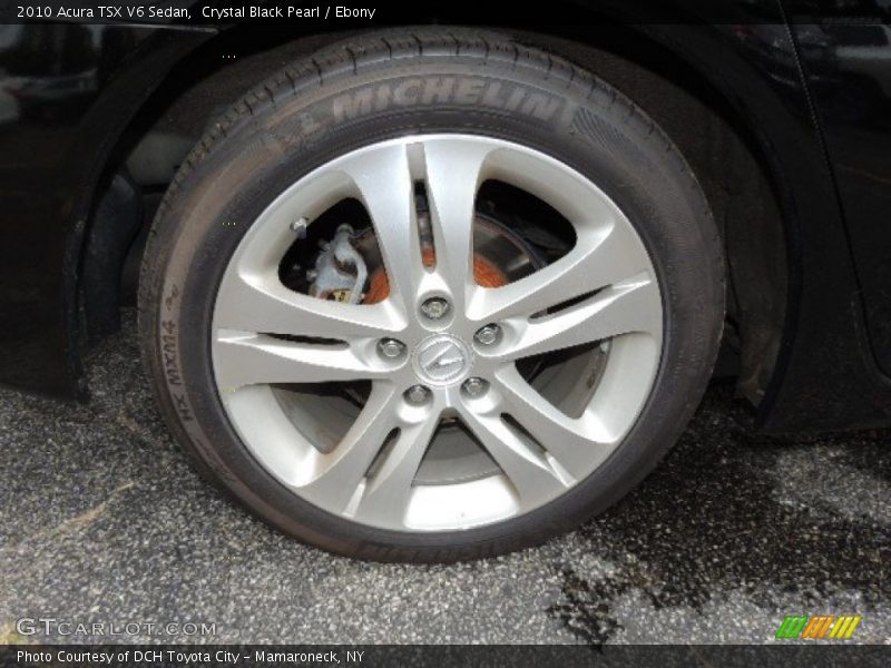 Crystal Black Pearl / Ebony 2010 Acura TSX V6 Sedan