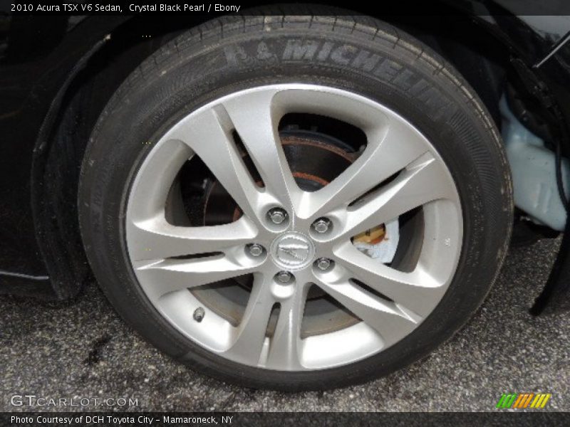 Crystal Black Pearl / Ebony 2010 Acura TSX V6 Sedan