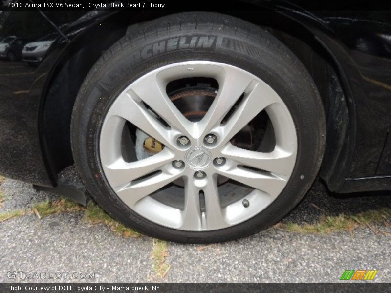Crystal Black Pearl / Ebony 2010 Acura TSX V6 Sedan