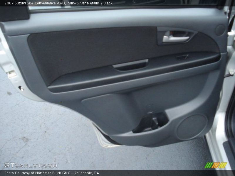 Silky Silver Metallic / Black 2007 Suzuki SX4 Convenience AWD