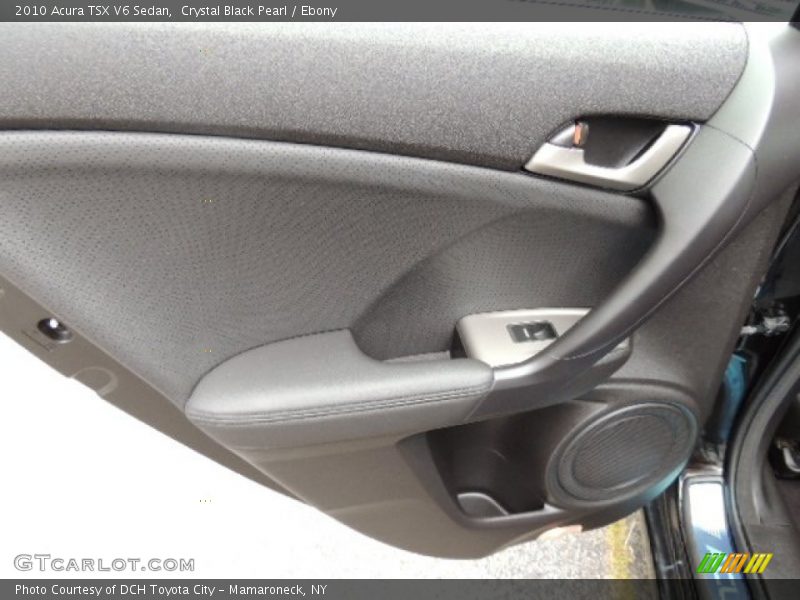 Crystal Black Pearl / Ebony 2010 Acura TSX V6 Sedan