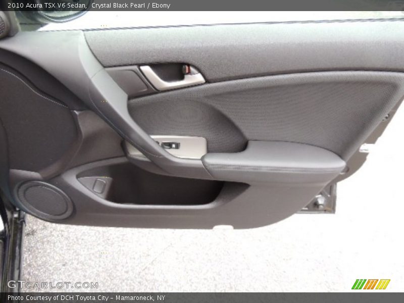 Crystal Black Pearl / Ebony 2010 Acura TSX V6 Sedan