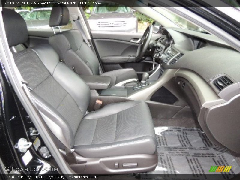 Crystal Black Pearl / Ebony 2010 Acura TSX V6 Sedan