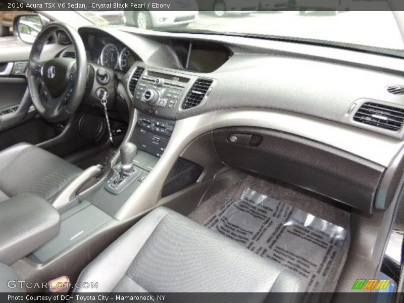 Crystal Black Pearl / Ebony 2010 Acura TSX V6 Sedan
