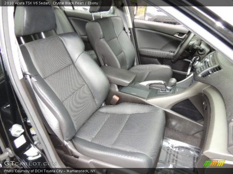 Crystal Black Pearl / Ebony 2010 Acura TSX V6 Sedan