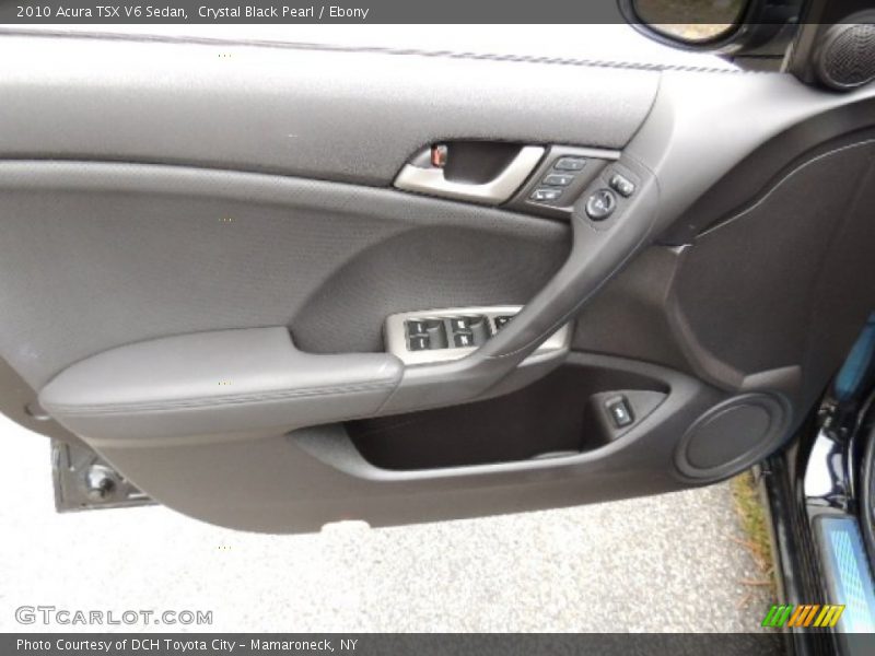 Crystal Black Pearl / Ebony 2010 Acura TSX V6 Sedan