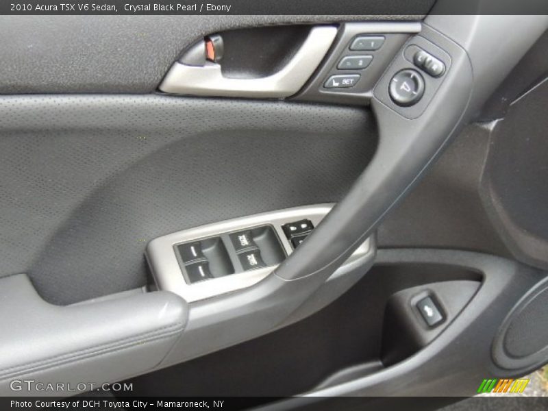 Crystal Black Pearl / Ebony 2010 Acura TSX V6 Sedan