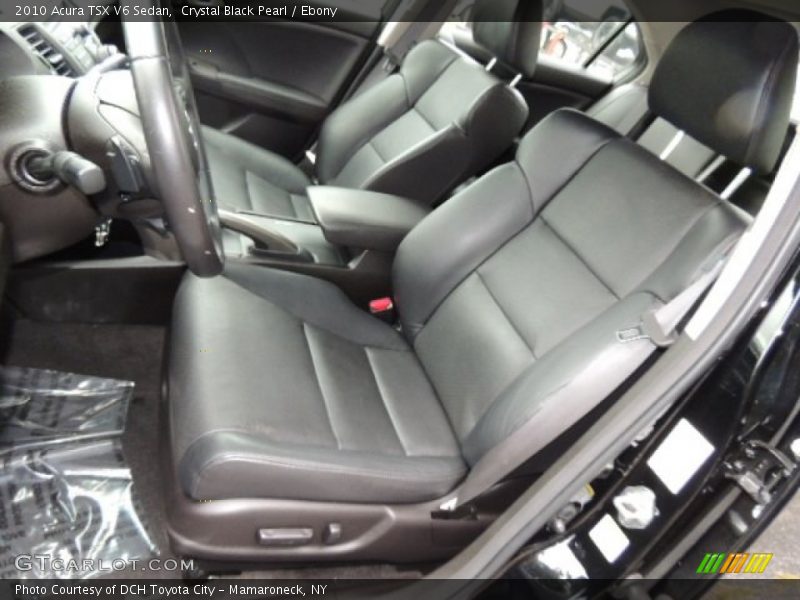 Crystal Black Pearl / Ebony 2010 Acura TSX V6 Sedan