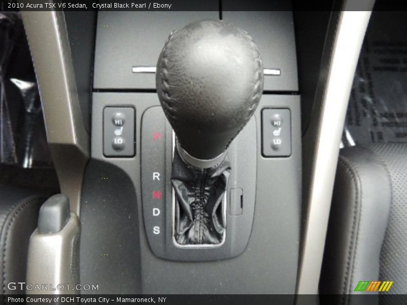 Crystal Black Pearl / Ebony 2010 Acura TSX V6 Sedan