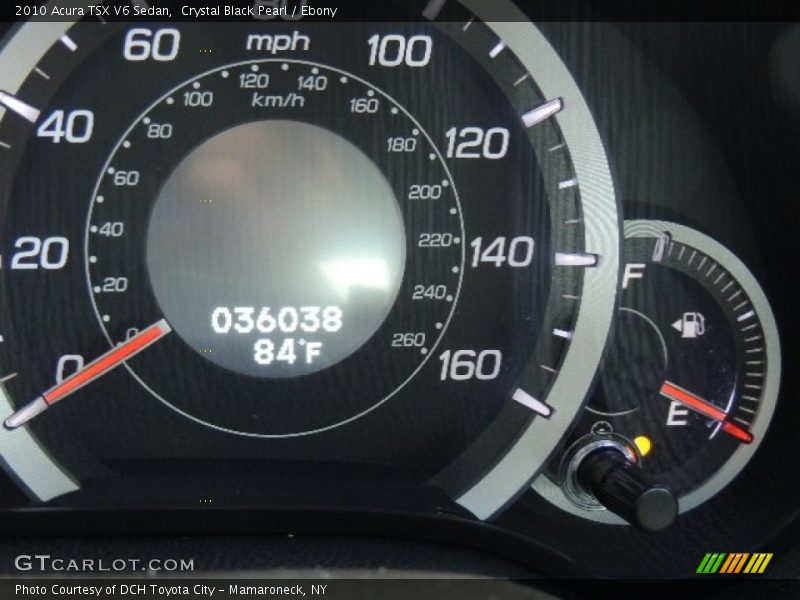 Crystal Black Pearl / Ebony 2010 Acura TSX V6 Sedan