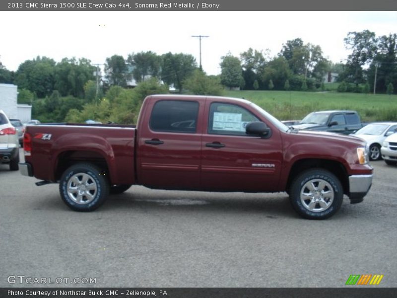  2013 Sierra 1500 SLE Crew Cab 4x4 Sonoma Red Metallic