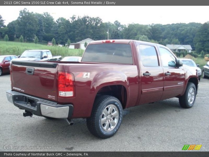 Sonoma Red Metallic / Ebony 2013 GMC Sierra 1500 SLE Crew Cab 4x4