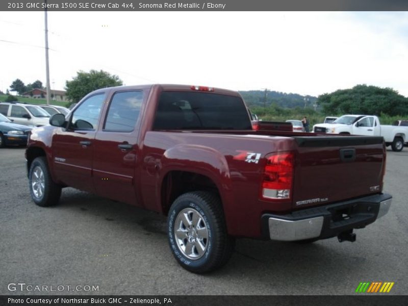 Sonoma Red Metallic / Ebony 2013 GMC Sierra 1500 SLE Crew Cab 4x4