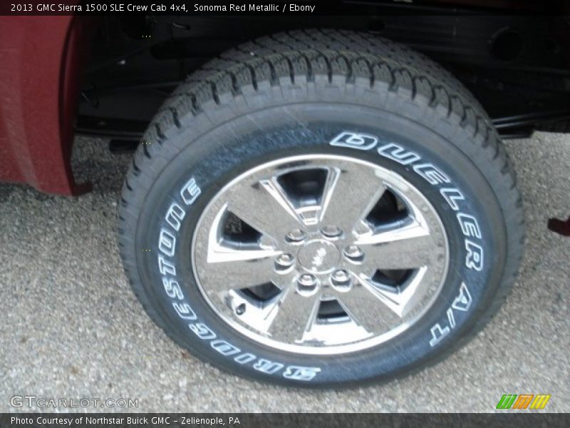 Sonoma Red Metallic / Ebony 2013 GMC Sierra 1500 SLE Crew Cab 4x4