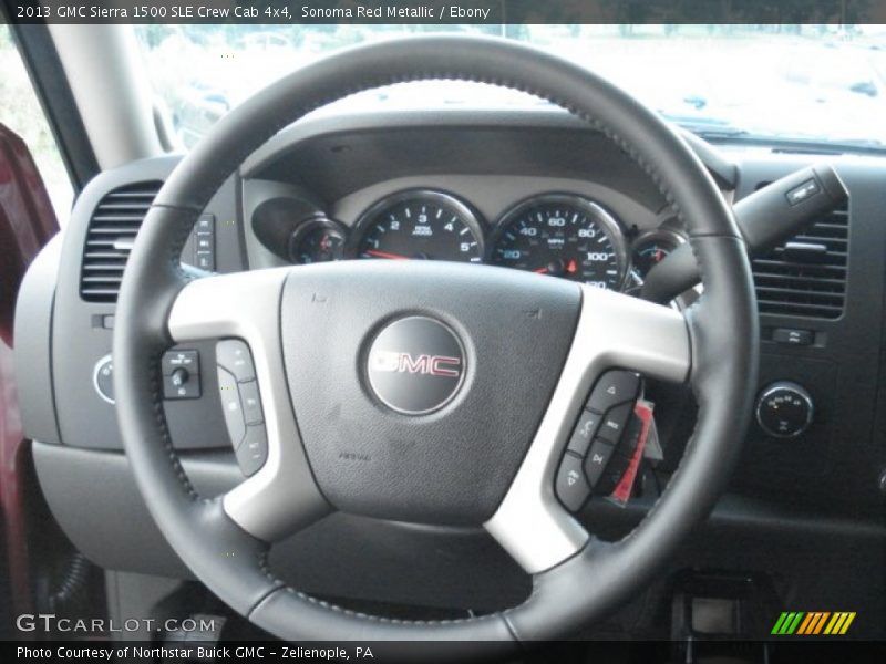 Sonoma Red Metallic / Ebony 2013 GMC Sierra 1500 SLE Crew Cab 4x4
