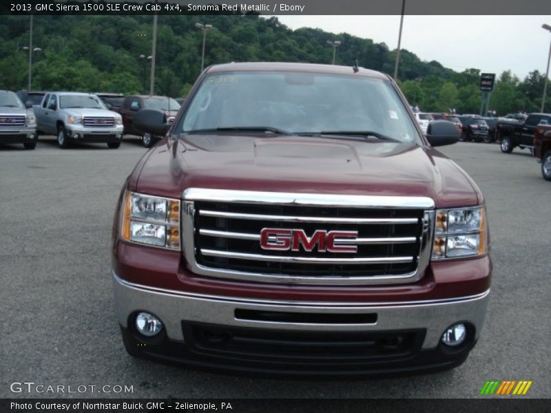 Sonoma Red Metallic / Ebony 2013 GMC Sierra 1500 SLE Crew Cab 4x4