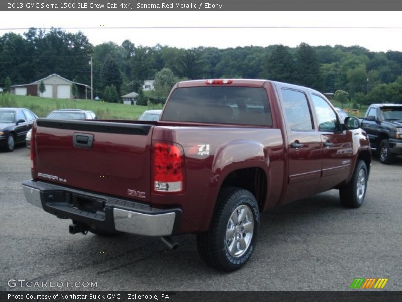 Sonoma Red Metallic / Ebony 2013 GMC Sierra 1500 SLE Crew Cab 4x4