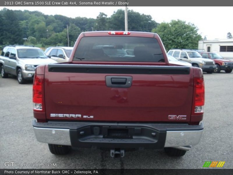 Sonoma Red Metallic / Ebony 2013 GMC Sierra 1500 SLE Crew Cab 4x4