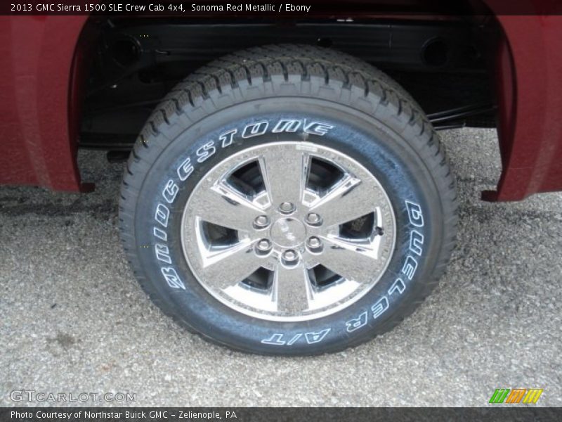 Sonoma Red Metallic / Ebony 2013 GMC Sierra 1500 SLE Crew Cab 4x4
