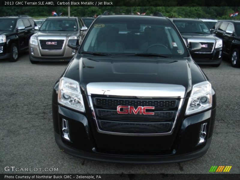 Carbon Black Metallic / Jet Black 2013 GMC Terrain SLE AWD