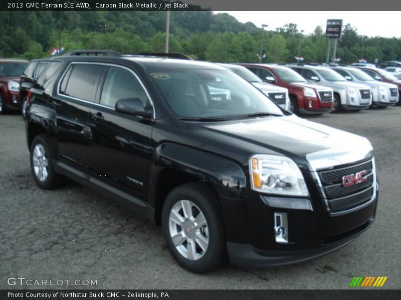 Carbon Black Metallic / Jet Black 2013 GMC Terrain SLE AWD