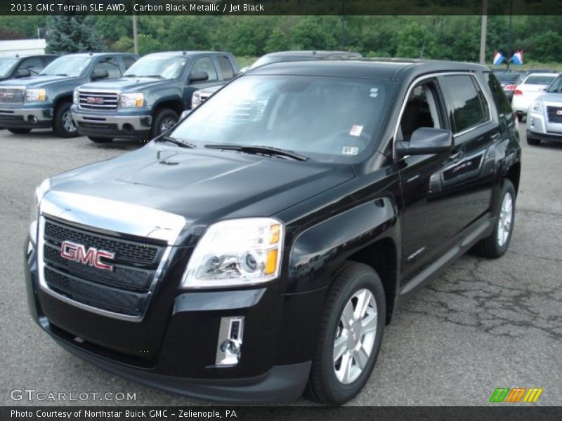 Carbon Black Metallic / Jet Black 2013 GMC Terrain SLE AWD