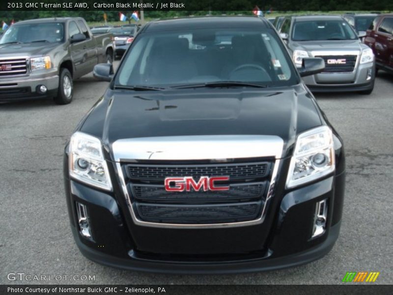 Carbon Black Metallic / Jet Black 2013 GMC Terrain SLE AWD
