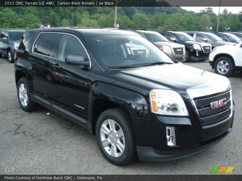 Carbon Black Metallic / Jet Black 2013 GMC Terrain SLE AWD