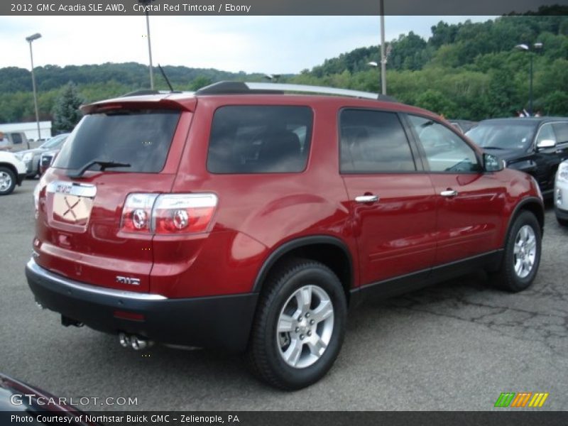 Crystal Red Tintcoat / Ebony 2012 GMC Acadia SLE AWD