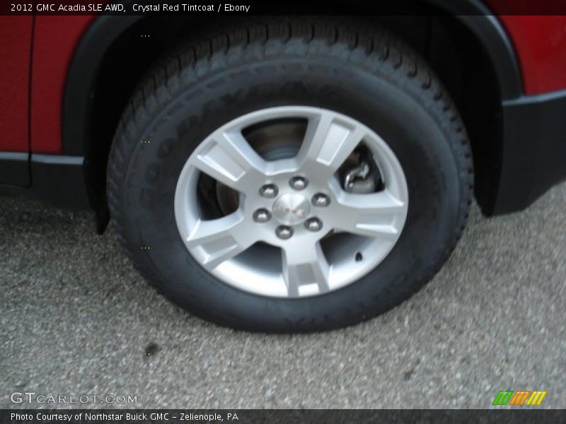 Crystal Red Tintcoat / Ebony 2012 GMC Acadia SLE AWD