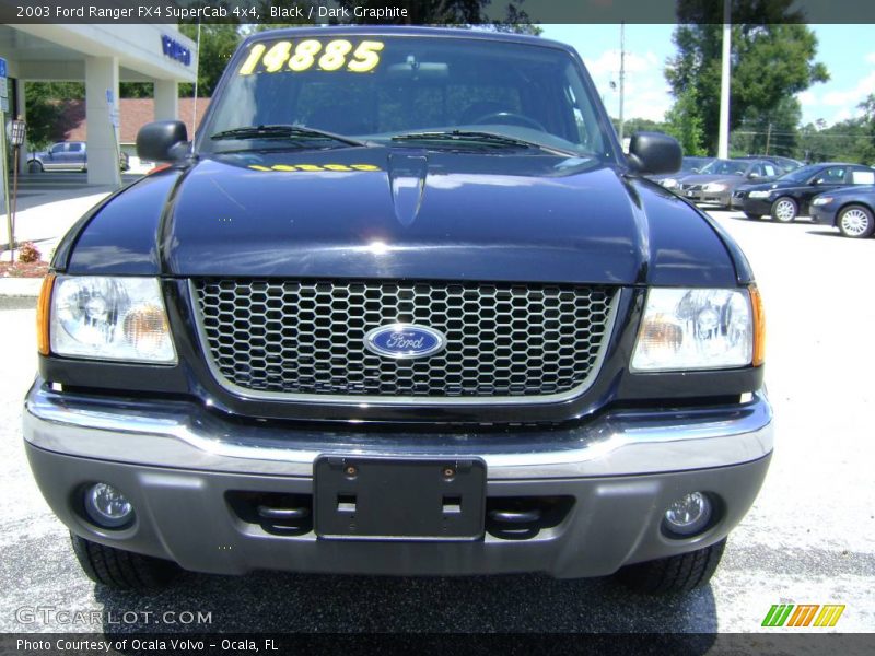 Black / Dark Graphite 2003 Ford Ranger FX4 SuperCab 4x4