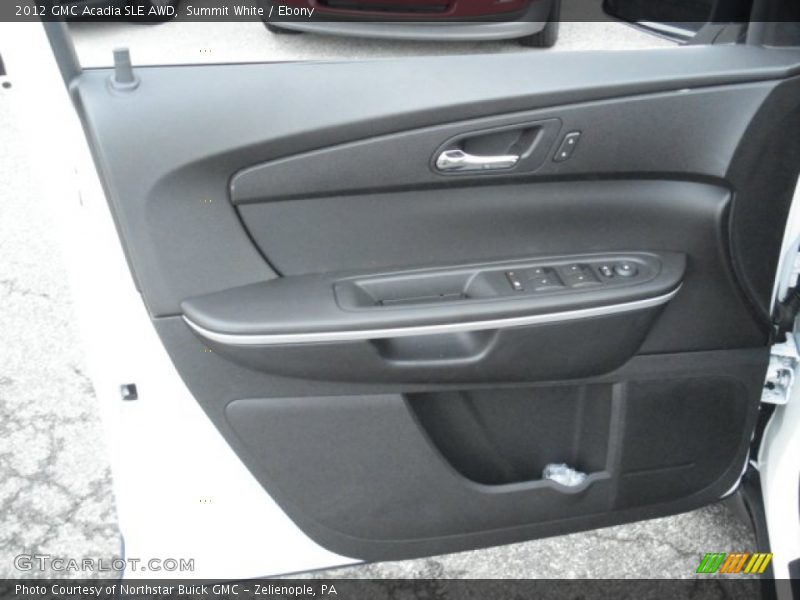 Summit White / Ebony 2012 GMC Acadia SLE AWD