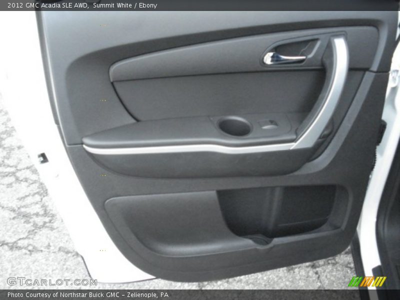 Summit White / Ebony 2012 GMC Acadia SLE AWD