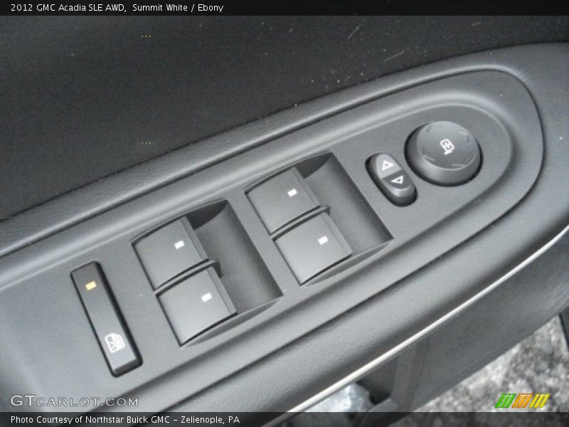 Summit White / Ebony 2012 GMC Acadia SLE AWD