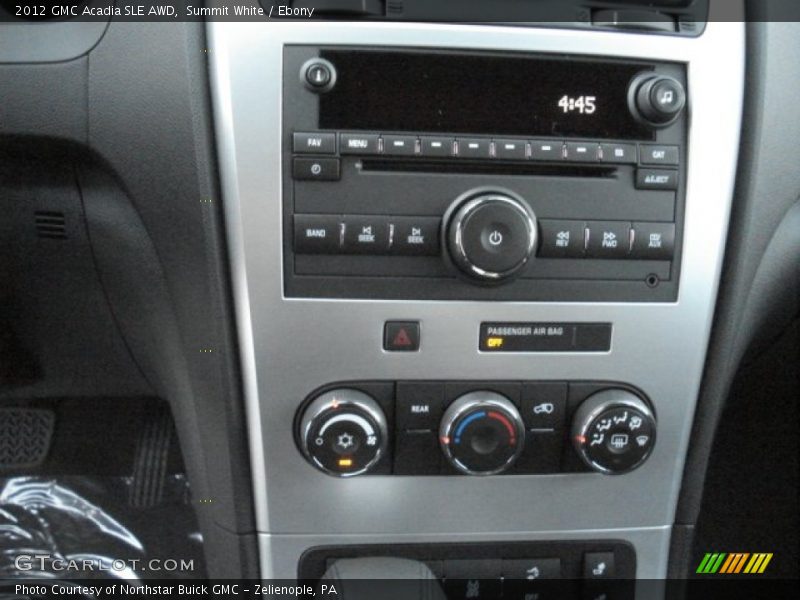 Summit White / Ebony 2012 GMC Acadia SLE AWD