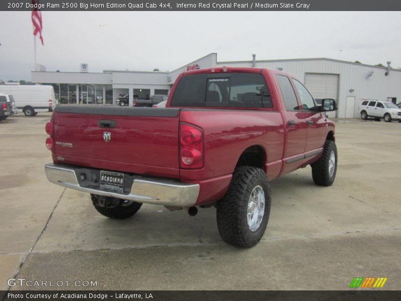 Inferno Red Crystal Pearl / Medium Slate Gray 2007 Dodge Ram 2500 Big Horn Edition Quad Cab 4x4