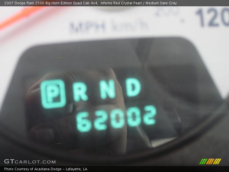 Inferno Red Crystal Pearl / Medium Slate Gray 2007 Dodge Ram 2500 Big Horn Edition Quad Cab 4x4