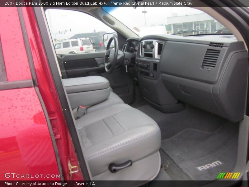 Inferno Red Crystal Pearl / Medium Slate Gray 2007 Dodge Ram 2500 Big Horn Edition Quad Cab 4x4