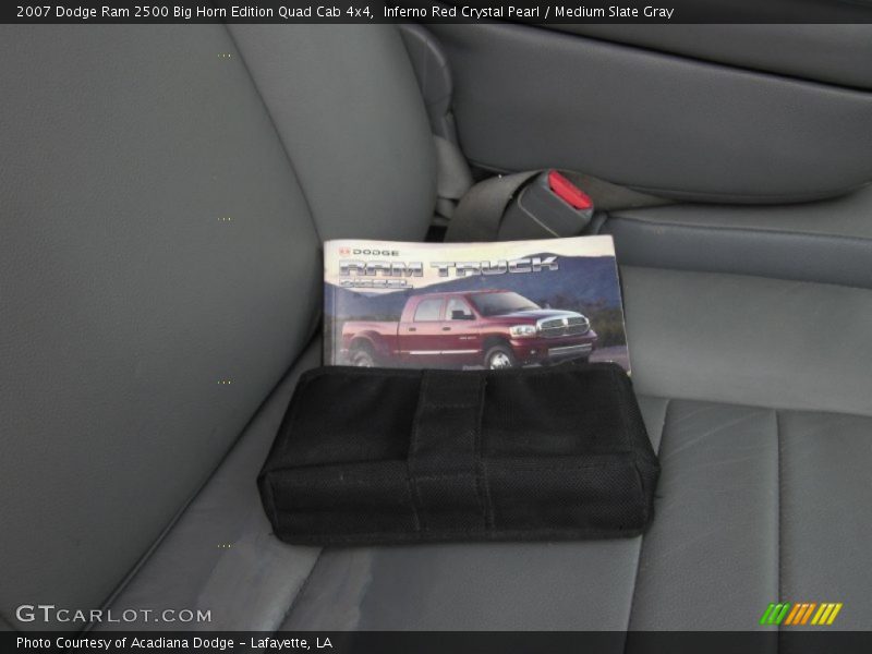Inferno Red Crystal Pearl / Medium Slate Gray 2007 Dodge Ram 2500 Big Horn Edition Quad Cab 4x4
