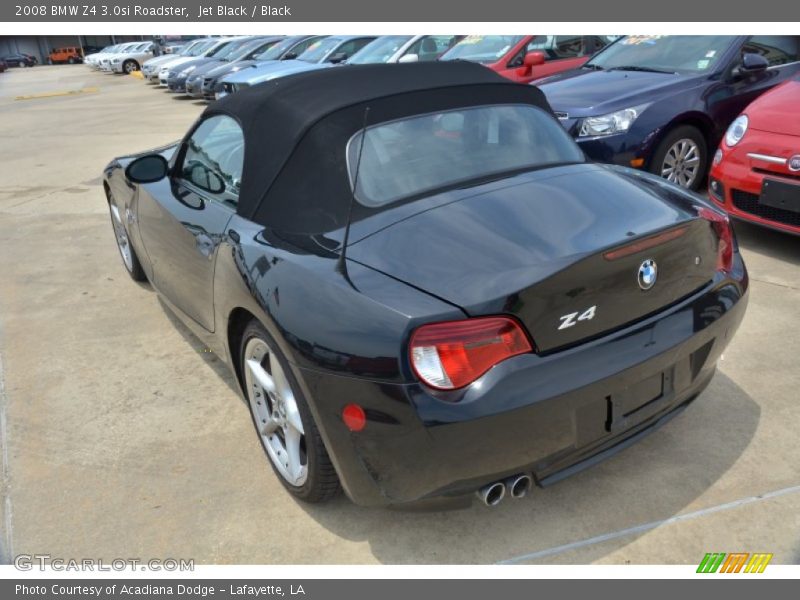 Jet Black / Black 2008 BMW Z4 3.0si Roadster