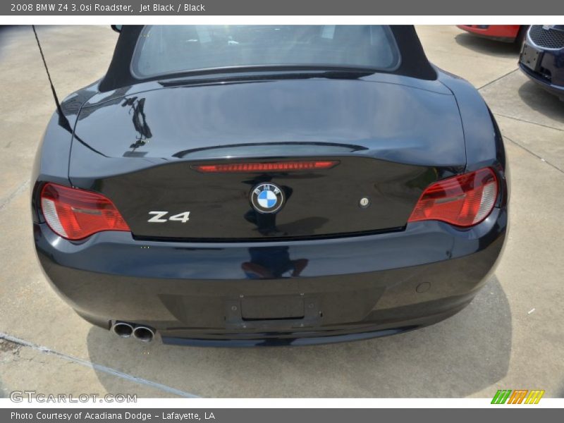 Jet Black / Black 2008 BMW Z4 3.0si Roadster
