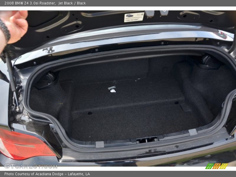  2008 Z4 3.0si Roadster Trunk