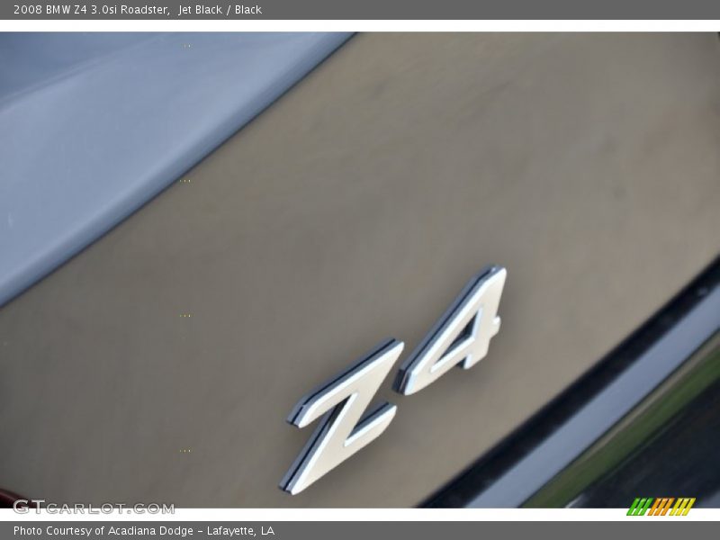 Jet Black / Black 2008 BMW Z4 3.0si Roadster