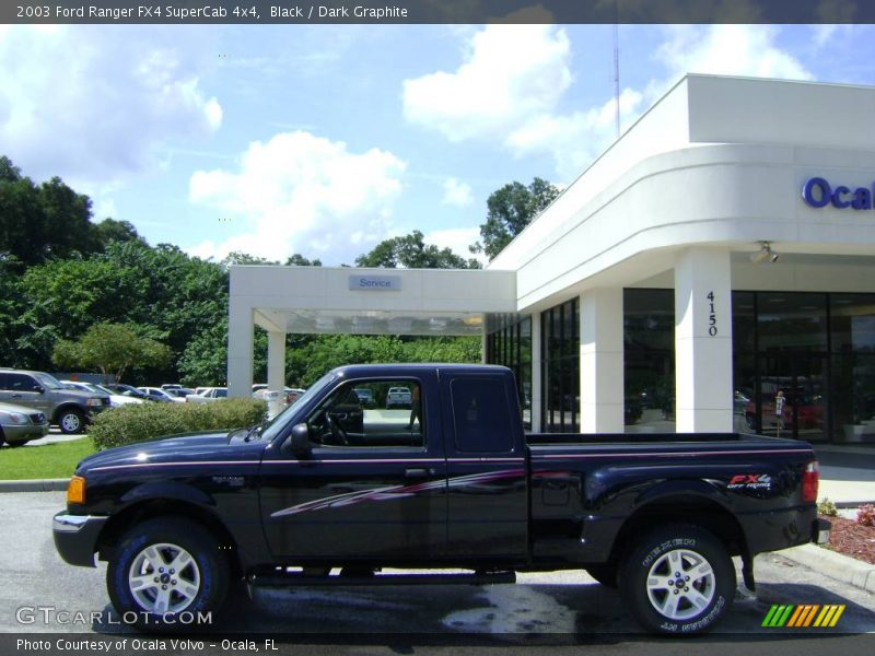 Black / Dark Graphite 2003 Ford Ranger FX4 SuperCab 4x4