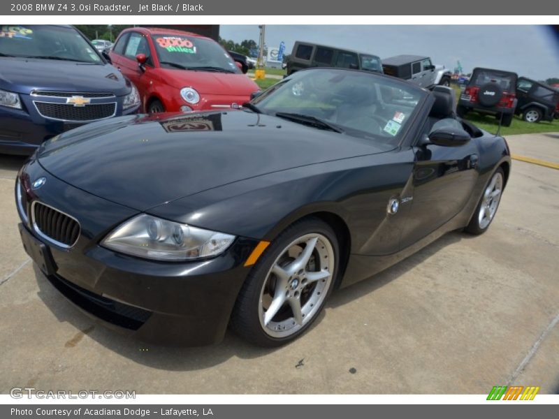 Jet Black / Black 2008 BMW Z4 3.0si Roadster