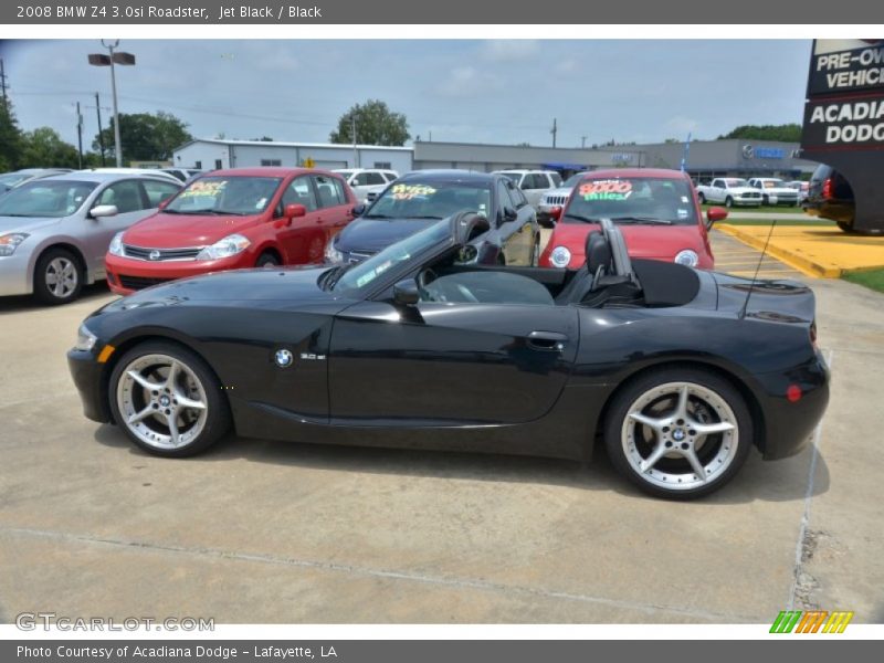 Jet Black / Black 2008 BMW Z4 3.0si Roadster